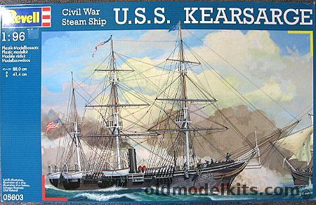 Revell 1/96 USS Kearsarge Civil War Steamship, 05603 plastic model kit